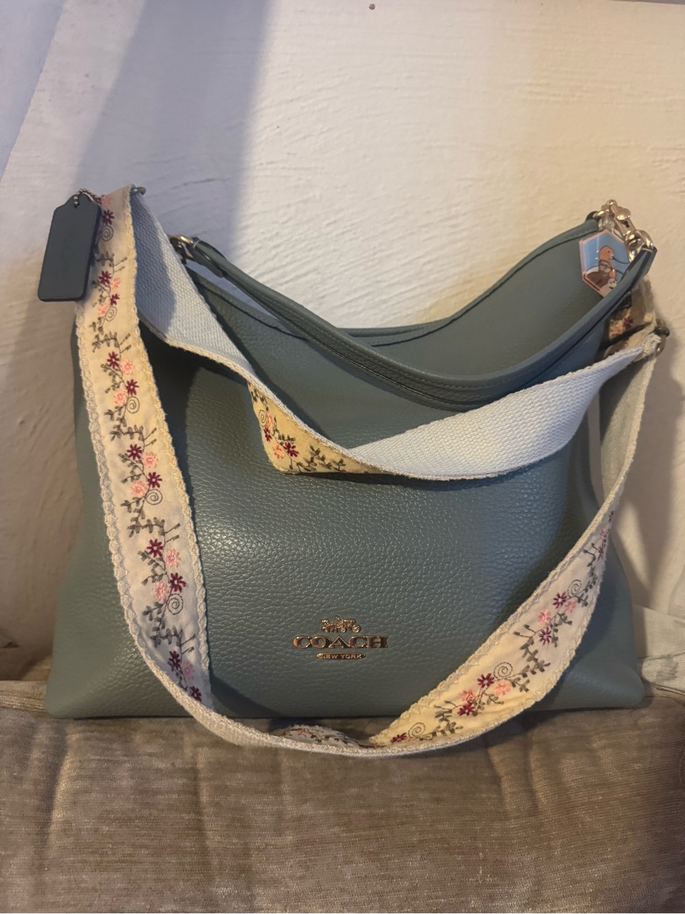 Coach Laurel bag in Sage Green